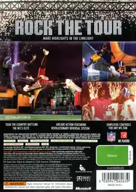 NFL Tour (USA) box cover back